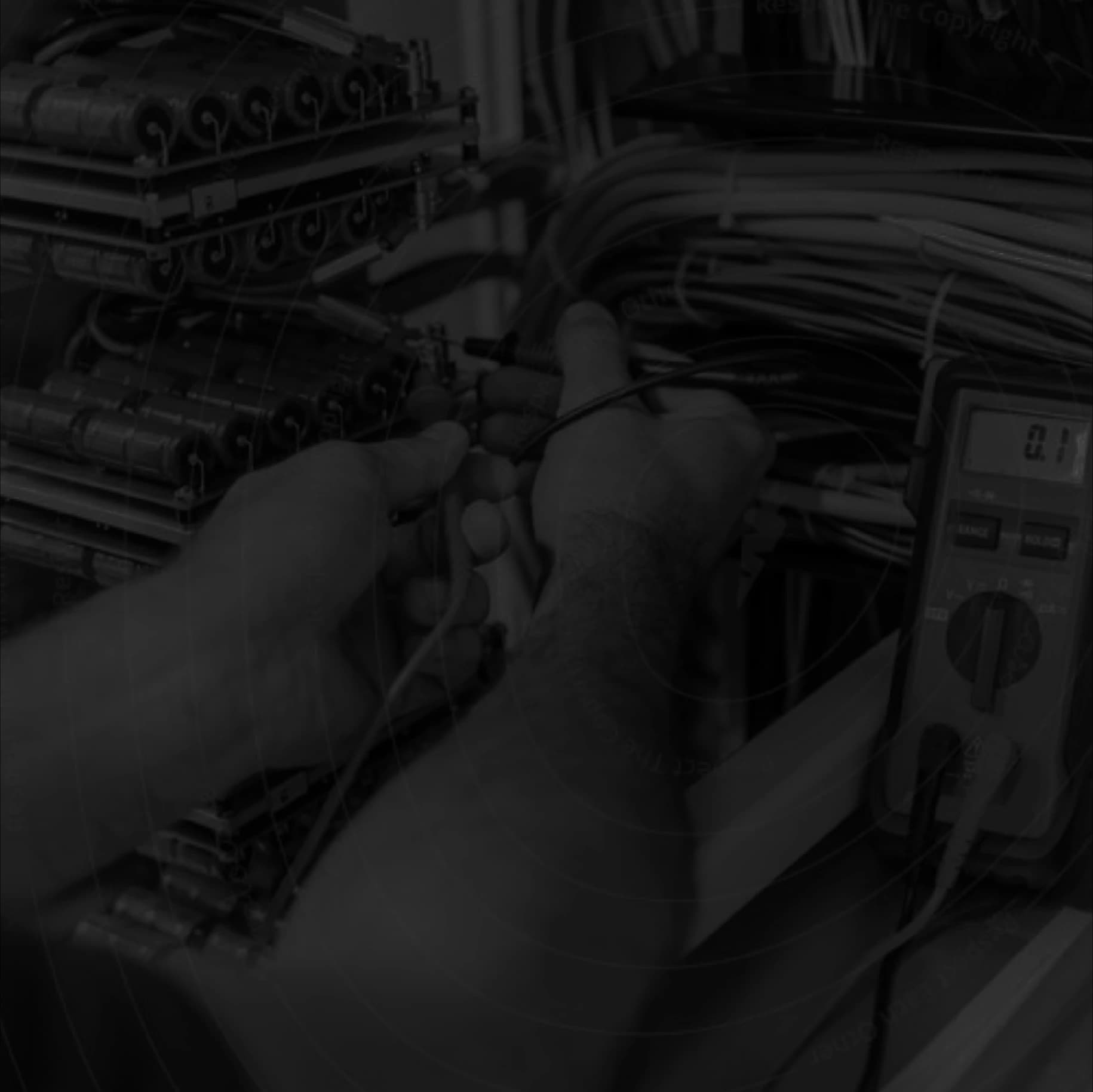 Electric Avenue electrician testing electrical equipment
