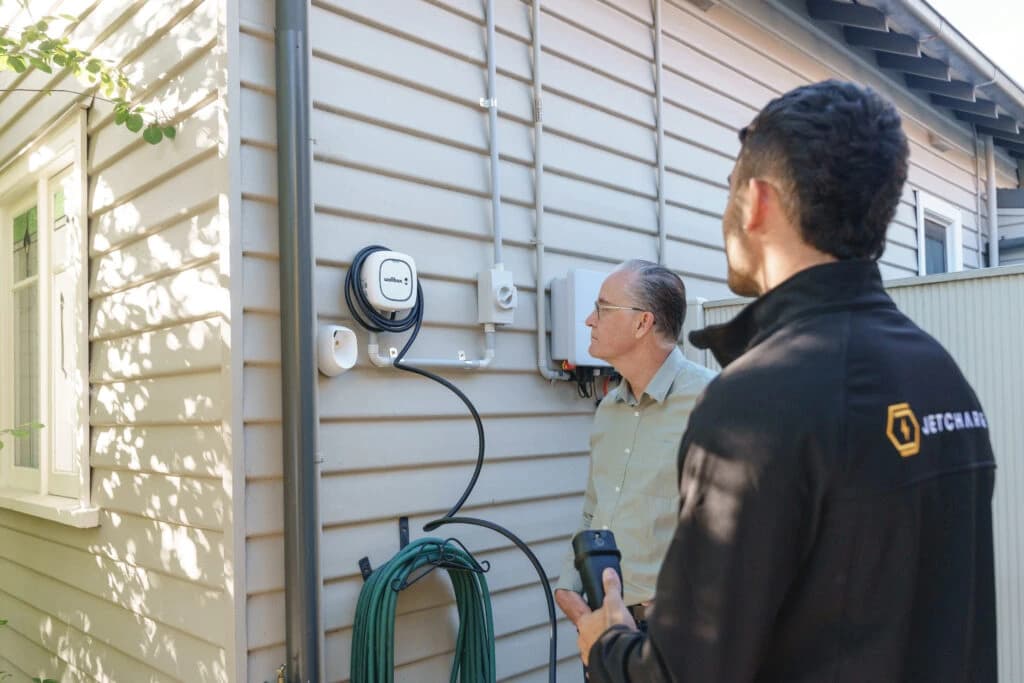 JET Charge EV charger installation in Tauranga by Electric Avenue