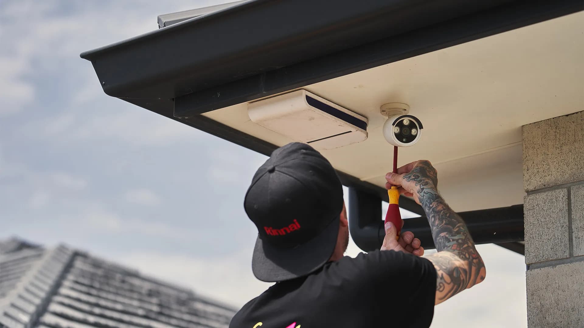 Security system equipment installed by Electric Avenue, Tauranga