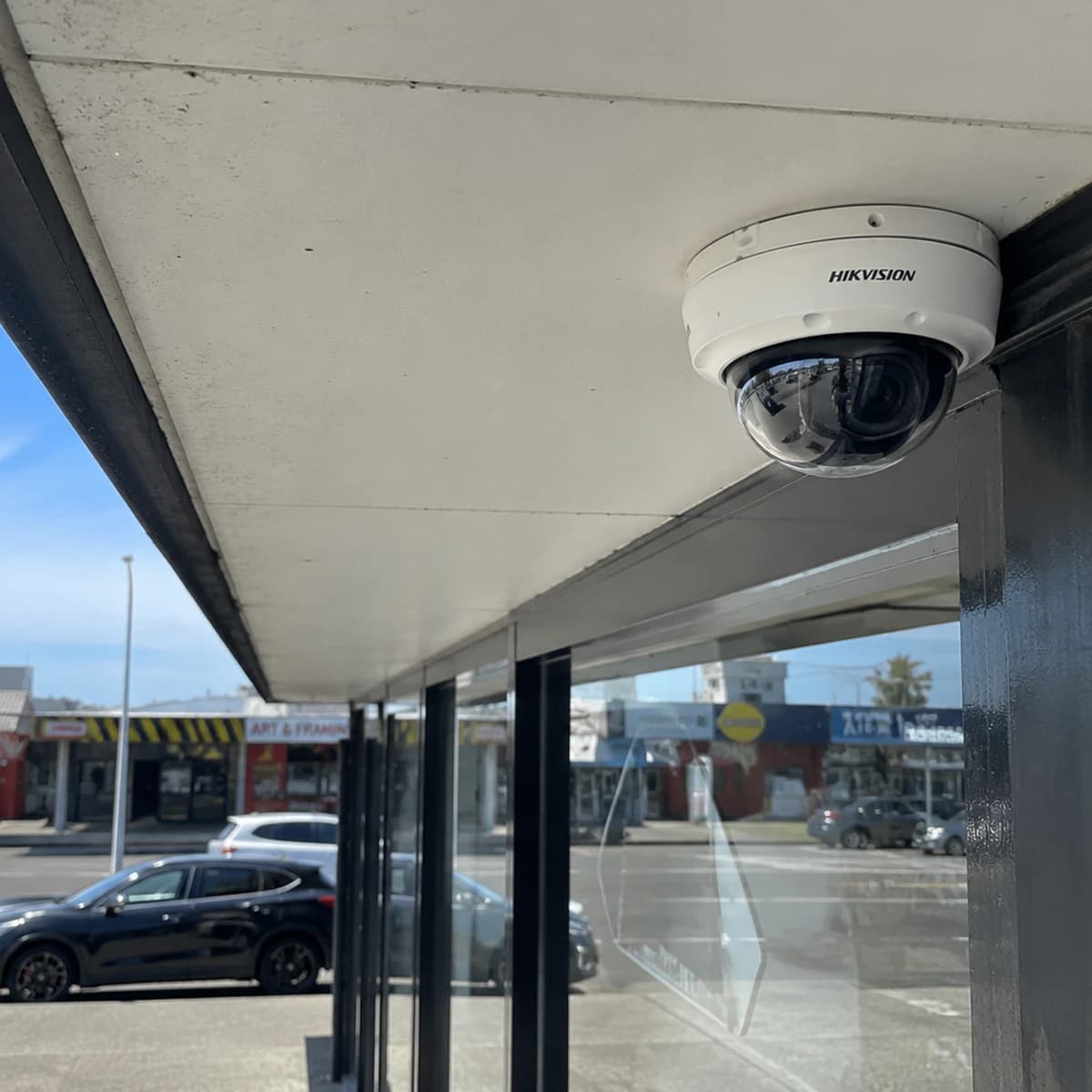 CCTV security camera installation in Tauranga by Electric Avenue