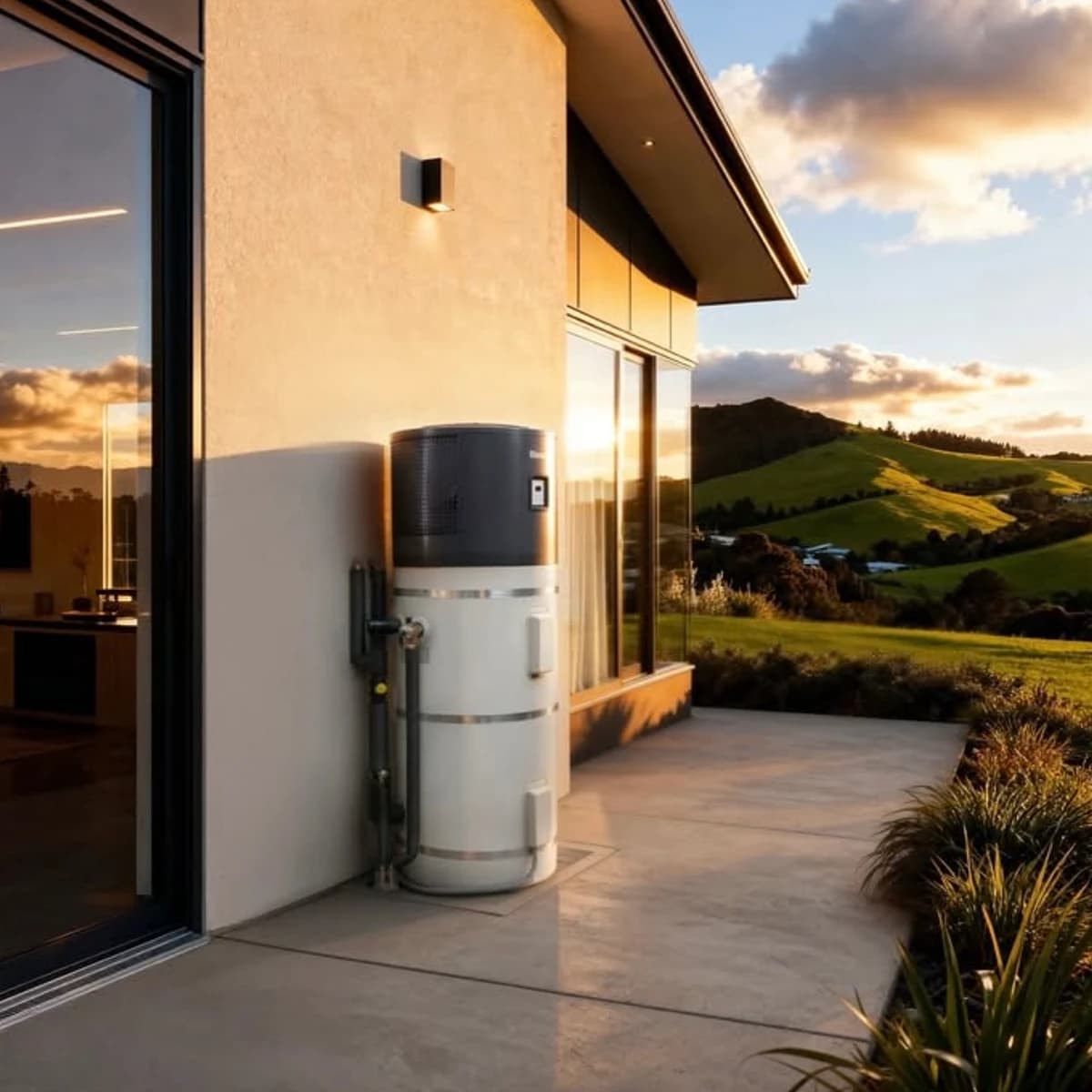 Hot water heat pump installation in Tauranga by Electric Avenue